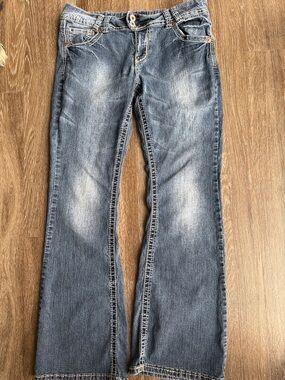 Angels Y2K Flare Leg Jeans